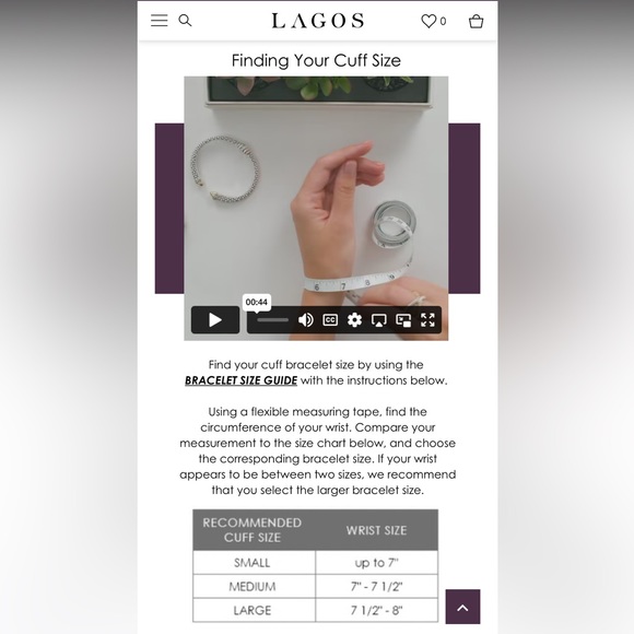 LAGOS Two Tone Cuff Bracelet. - Picture 7 of 7